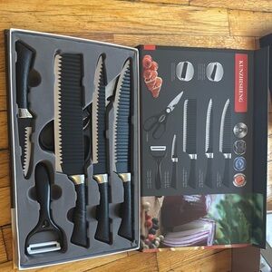 Black Knife Set